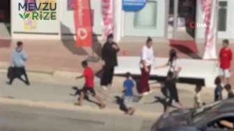 Sopalı Saldırganlardan Kaçan Çocuk, Genç Kızın Yardımıyla Kurtuldu