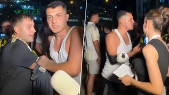 Önce kameramana saldırdı, sonra "Neden gülüyorsun?" diyip üzerine yürüdü: Kadın sunucu dehşeti yaşadı