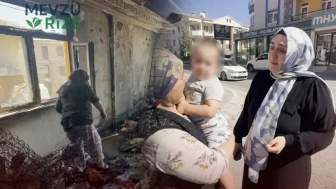 Çakmakla Oynayan 2 Yaşındaki Çocuk Yangın Çıkardı, Komşular Hayatları Kurtardı!