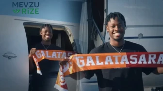 Galatasaray'ın yeni transferi El Chadaille Bitshiabu İstanbul'da: "Yeni ailemle buluşacağım"