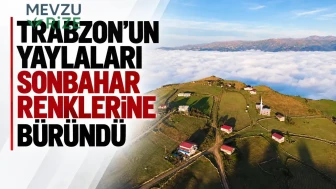 Trabzon Yaylaları, Sonbaharın Büyüleyici Renkleriyle Donandı!