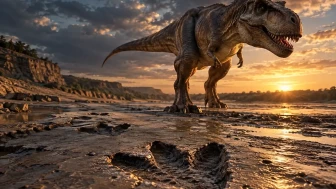 66,5 Milyon Yıllık T. rex Ayak İzleri Keşfedildi: Tarih Öncesi Bir İlk!