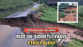 İyidere'de Şiddetli Yağış, Günlük Yaşamı Zora Soktu