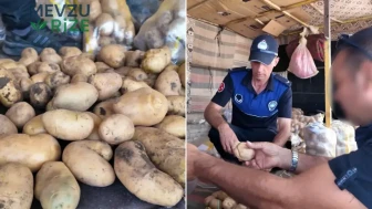 Sandıklı'da Zabıta Ekipleri, Bozuk Patates Satan Seyyar Satıcılara Ceza Kestiler!