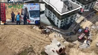Başakşehir Şamlar Mahallesi'nde İnşaat Sahasında Toprak Kayması Meydana Geldi!
