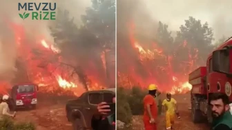 Antalya'daki Yangında Alevlerin Ortasında Kalan Ekipler, Zorlu Bir Kurtuluşla Hayatta Kaldı!