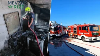 Balıkesir Edremit'teki Sanayi Sitesi'nde Korkutan Yangın: 5 İş Yeri Kullanılamaz Hale Geldi