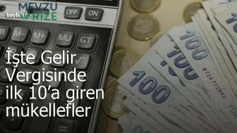 Bayburt'un 2025 Gelir Vergisi Rekortmenleri Açıklandı: Zirvede Hayri Tekin Var