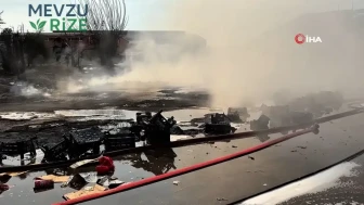Adana'da sebze halinde oyun oynayan iki çocuk yangın çıkardı: Kasalar küle döndü