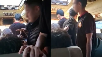 Aksaray'da servis minibüsü tıka basa doldu, öğrenciler üst üste böyle okula gitti