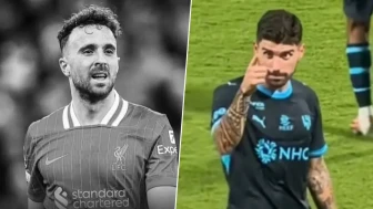 Al Taawon - Al Hilal maçında kan donduran tezahürat: Neves'i kazada ölen arkadaşı Diogo Jota ismiyle tahrik ettiler