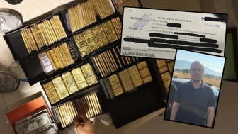 Alihan Kuriş suç örgütü soruşturmasında 206 kilo altın görüntüleri panikletti