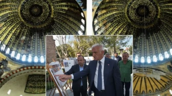 Ayasofya’nın mihrab bölümündeki kubbede güçlendirme ve konservasyon çalışmaları başlıyor! Bakan Ersoy: 'Her adımı bilimsel hassasiyetle atıyoruz'