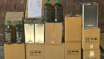 Aydın’da 5 adrese operasyon : Binlerce litre etiketsiz yağ bulundu