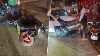 Bursa'da gece yarısı kaza: Motosikletteki iki kişiden biri öldü