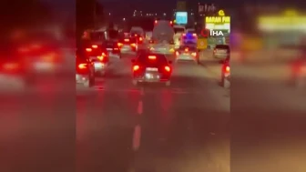 Diyarbakır'da sürücüler itfaiyeye fermuar sistemiyle yol verirken, bir sürücü yol vermedi