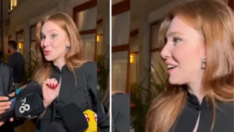 Elçin Sangu gazetecilerin sorduğu soruya çok sinirlendi: 'Çok saçma bir soru!'