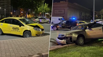 Kayseri Melikgazi'de Ticari Taksi ile Araç Çarpıştı: Bir Kişi Yaralandı