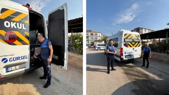 Kırıkkale'de okul servislerine sıkı denetim : Eksik araçlara ceza