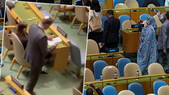 Terk edenleri tek tek fişlediler! BM'de İsrail skandalı