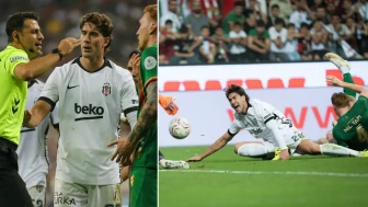 Amedspor-Beşiktaş maçında olay pozisyon: Vlahovic yerde kalmıştı | Trio'dan penaltı yorumu
