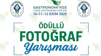 Rize’de Gastronomi günlerinde ödüllü fotoğraf yarışması
