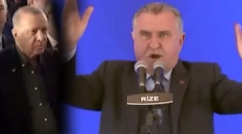 Bakan Bak bağırarak övdü Erdoğan tepki vermedi