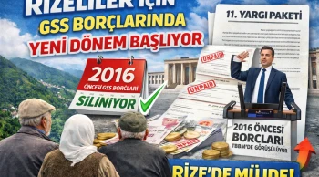 Rizeliler İçin GSS Borçlarında Yeni Dönem Başlıyor