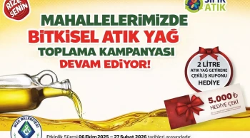 Mahallelerimizde Bitkisel Atık Yağ Toplama Kampanyası Devam Ediyor