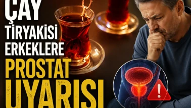 Çay tiryakisi erkeklere prostat uyarısı