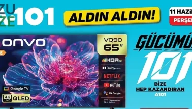Eğlenceyi evine taşımak isteyenlere fırsat: 11 Haziran Perşembe A101’e Onvo Google TV geliyor!