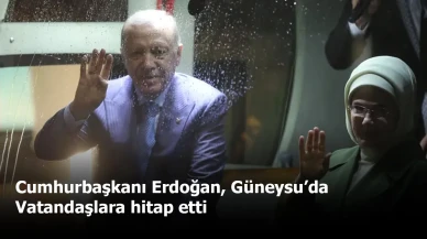 Cumhurbaşkanı Erdoğan, Güneysu’da vatandaşlara hitap etti