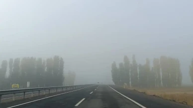 Ağrı’nın yüksek kesimlerinde sis etkili oldu