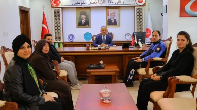 Birlikte Büyük Bir Aileyiz Projesi Kapsamında Paydaş Kurum Temsilcilerinden İl Müftüsüne Ziyaret