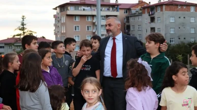 Arsin Belediyesi çocuklar için güvenli oyun alanları yaratmaya devam ediyor