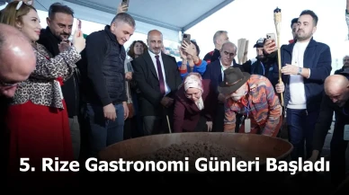 5. Rize Gastronomi Günleri Başladı