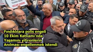 Fındıklılara polis engeli: 10 Ekim Katliamı'nda yaşamını yitirenlerin anılması engellenmek istendi