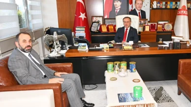 Rize İl Müftüsü Naci Çakmakçı’dan ÇAYKUR Genel Müdürü Yusuf Ziya Alim’e Ziyaret