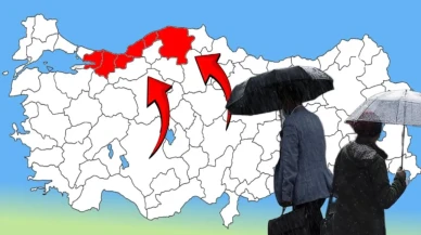 Meteoroloji'den 6 il için kuvvetli yağış uyarısı! Kocaeli, Sakarya, Bartın, Zonguldak, Düzce, Kastamonu...