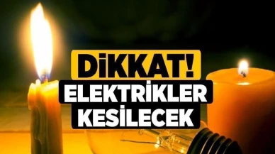 Denizli'de 11, 12 Kasım'da 5 İlçede Elektrik Kesintisi