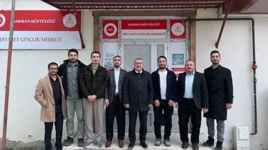 Erzurum İl Müftüsü Yaşar Çapçı, Narman Gençlik Merkezinde İncelemelerde Bulundu