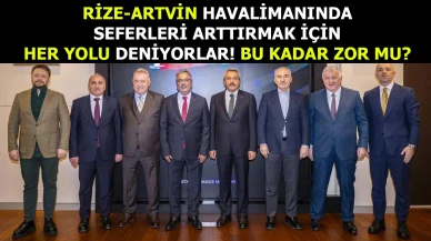 Rize heyetinden THY Yönetimine önemli ziyaret