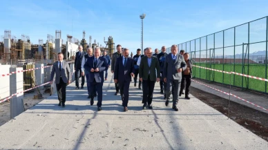 Rize Spor Kompleksi İnşaatında Son Durum: Valimiz İhsan Selim Baydaş İncelemelerde Bulundu