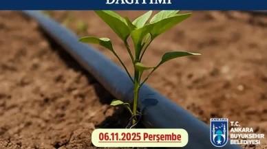 Çiftçilere Damla sulama borusu dağıtımı yapılacak