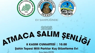 Fındıklı’da Doğaya Atmaca Salım Şenliği 8 Kasım’da Yapılacak