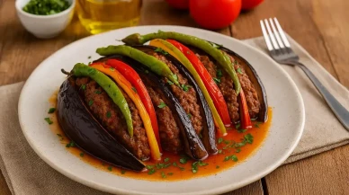 Gelinim Mutfakta Sebzeli Yelpaze Kebabı tarifi: Sebzeli Yelpaze Kebabı nasıl yapılır?