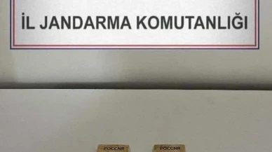 Kars’ta Jandarmadan kaçak altın operasyonu: 2 külçe altın ele geçirildi