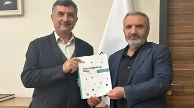 Mustafa Türüt’ ten RTEÜ İlahiyat Fakültesi Dekanı Prof. Dr. Şevket Topal’a Hayırlı Olsun Ziyareti