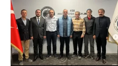 Rize Amatör Spor Kulüpleri Federasyonu'na Ziyaret Gerçekleştirildi