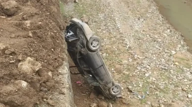 Trabzon’da Kontrolden Çıkan Otomobil Dereye Düştü: Sürücü Yaralı